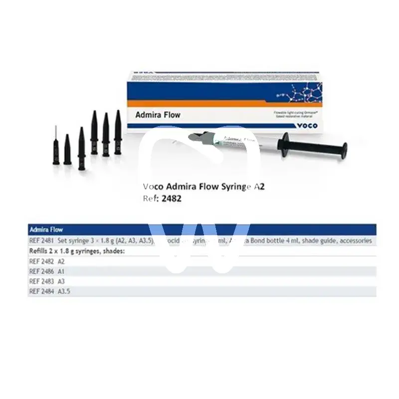 Admira flow seringues a2 2x1,8g composites et accessoires voco gmbh