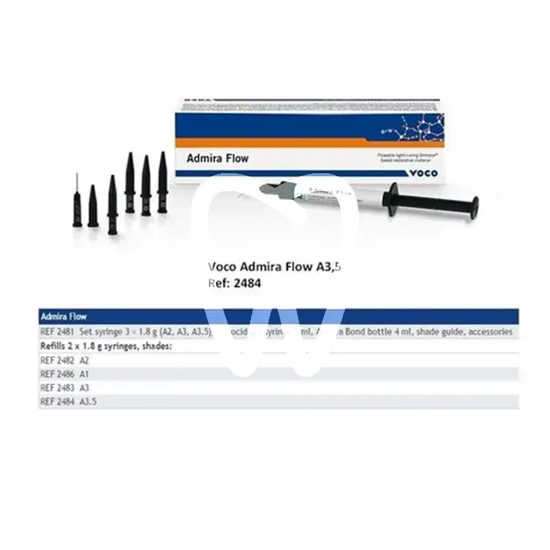 Admira flow seringues a3,5 2x1,8g composites et accessoires voco gmbh