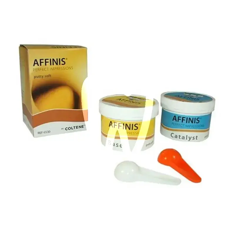 Affinis putty soft base+kat.2x300ml matériaux d'empreinte coltene
