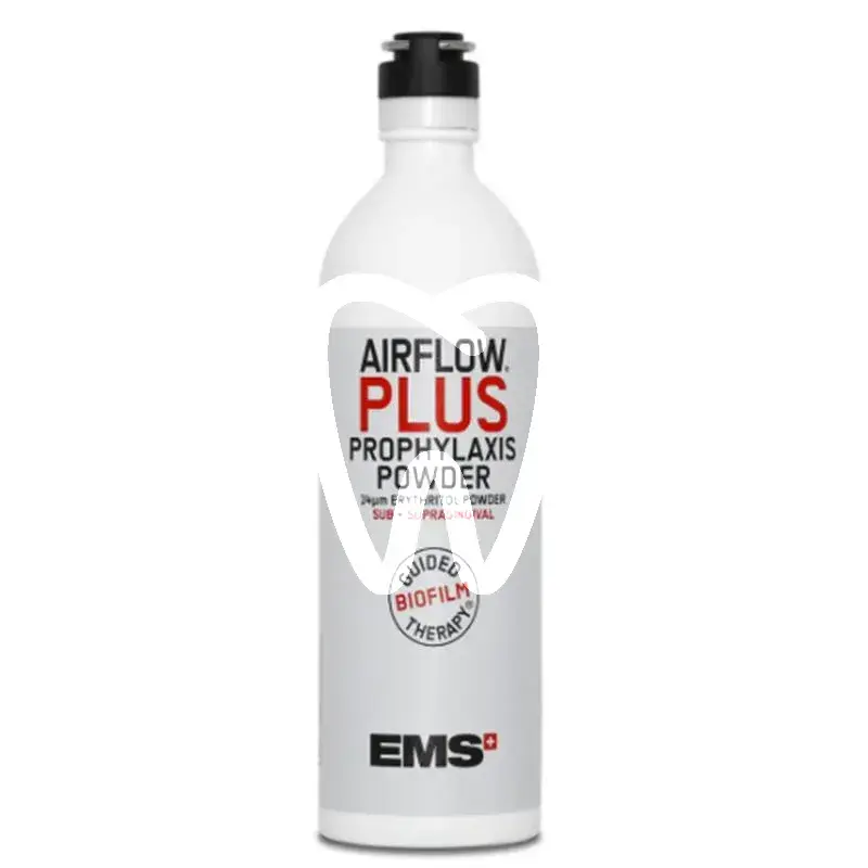 Air-flow plus powder – poudre prophylactique à base d’érythritol, flacon aluminium, 400g prévention ems