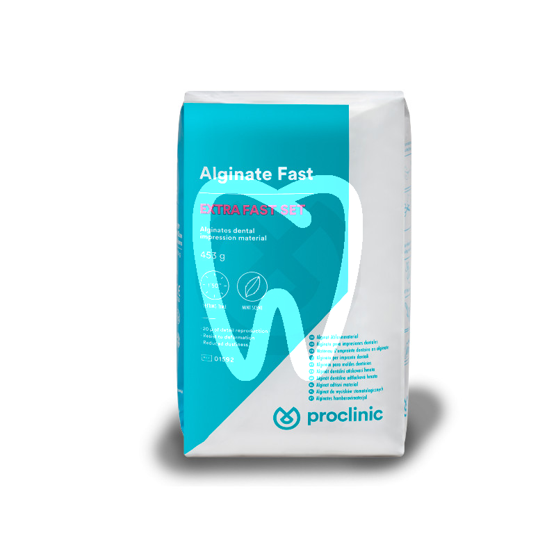 Alginate prise rapide, sachet 453g matériaux d'empreinte proclinic