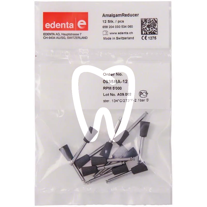 Amalgam reducer cupule #0935ra x12pcs matériel de polissage edenta