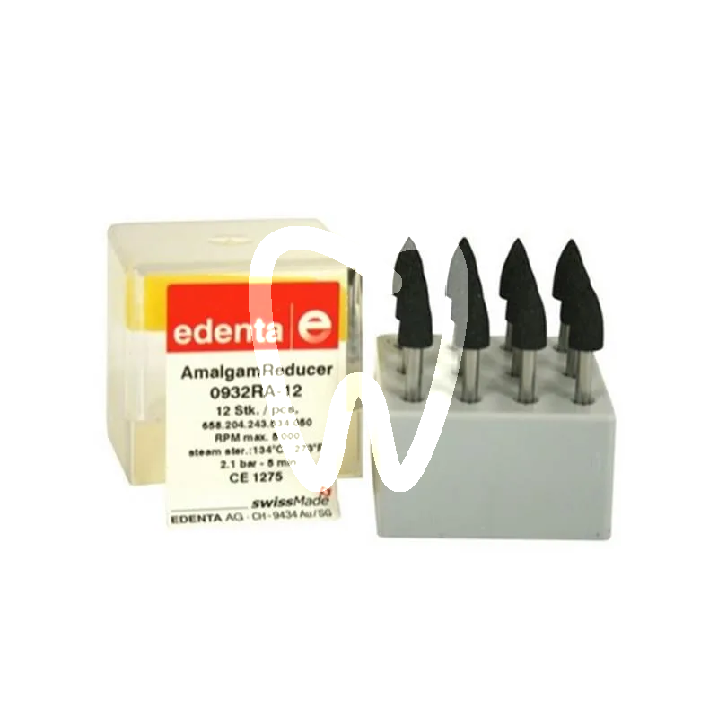 Amalgam reducer pointe #0932-ra x12pcs matériel de polissage edenta