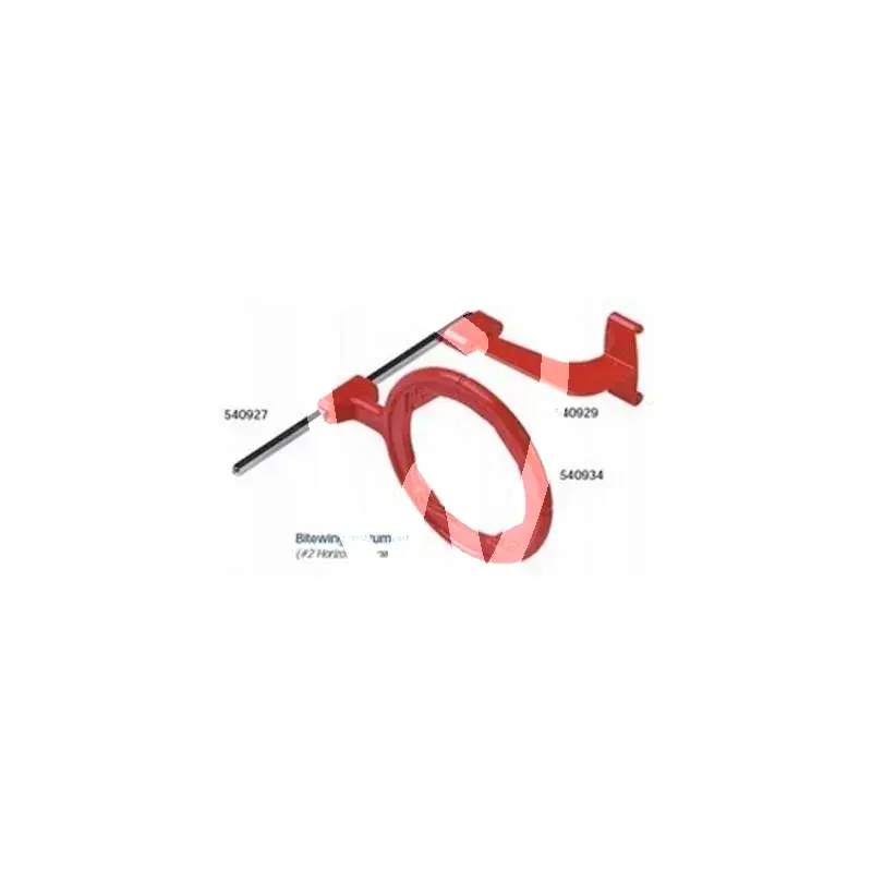 Anneau d´ailette de mordançage - rouge radiographie dentsply rinn