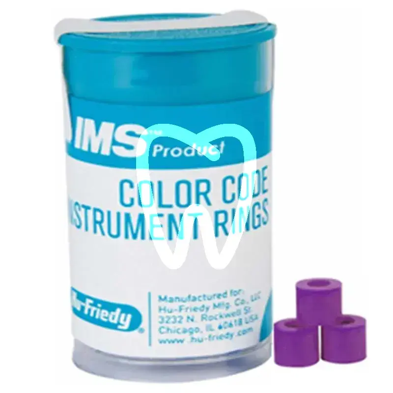 Anneaux de marquage gros violet 50pcs instruments hu friedy