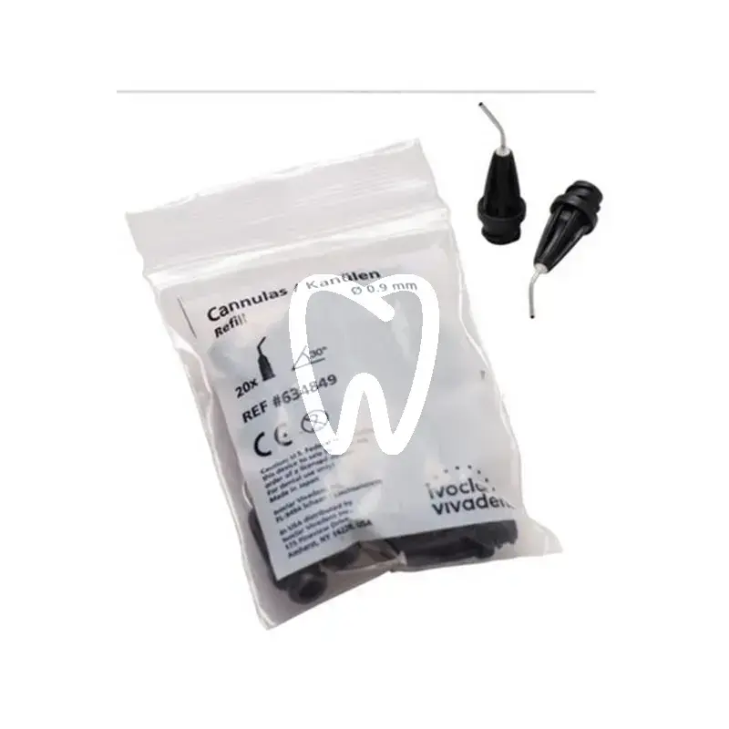 Applicateurs luer lock noirs 0,9 mm, 20 pcs composites et accessoires ivoclar