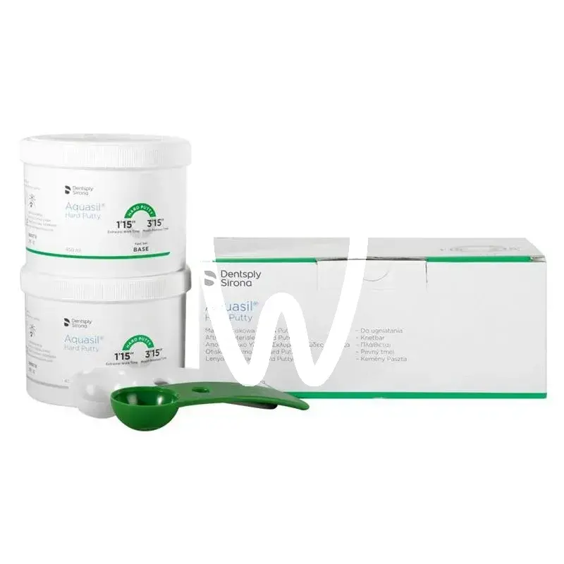 Aquasil hard putty fast set 2x450ml matériaux d'empreinte dentsply sirona