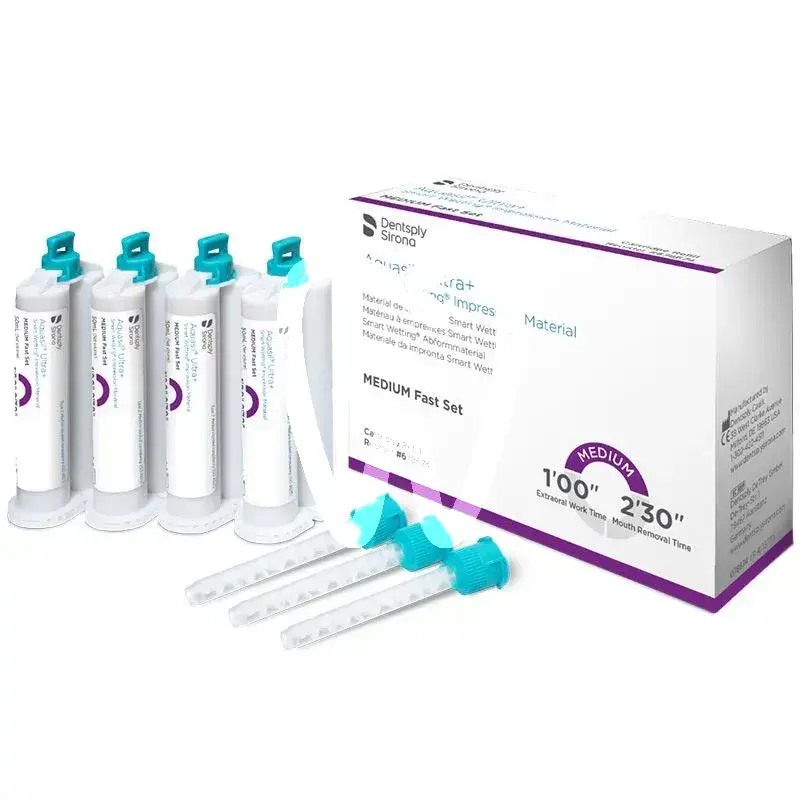Aquasil ultra+ medium fast set 4x50ml matériaux d'empreinte dentsply sirona