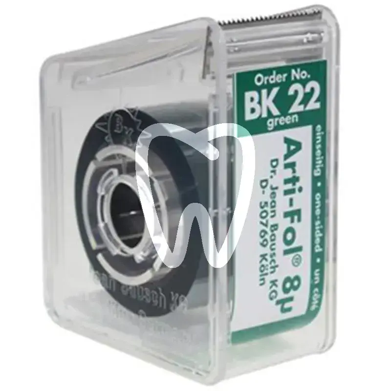 Arti-fol bk22 plastic vert 1 face 8microns avec distributeur articulation bausch