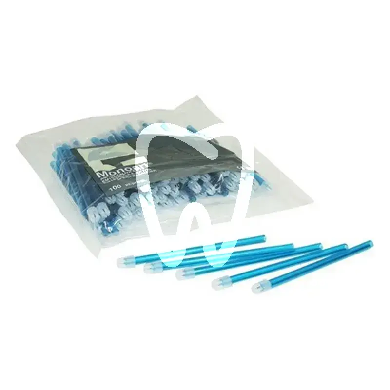 Aspirateur de salive bleu embout séparé x100st. usage unique euronda