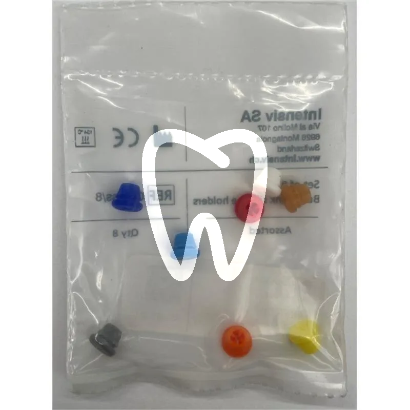Assortiment de supports en silicone #056ass/8 matériel de polissage intensiv