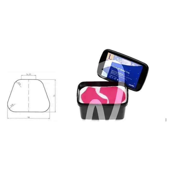 Basisplatten cavex lc dental tray 50st matériaux d'empreinte cavex