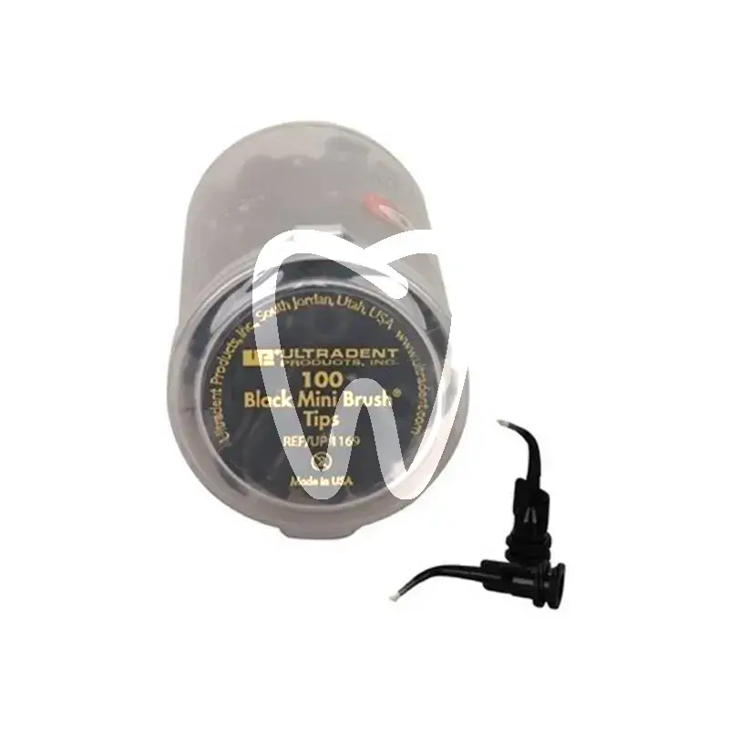 Black mini brush tips 100pcs composites et accessoires ultradent