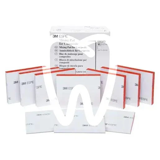 Bloc de malaxage composite 60x75mm  10pcs composites et accessoires solventum