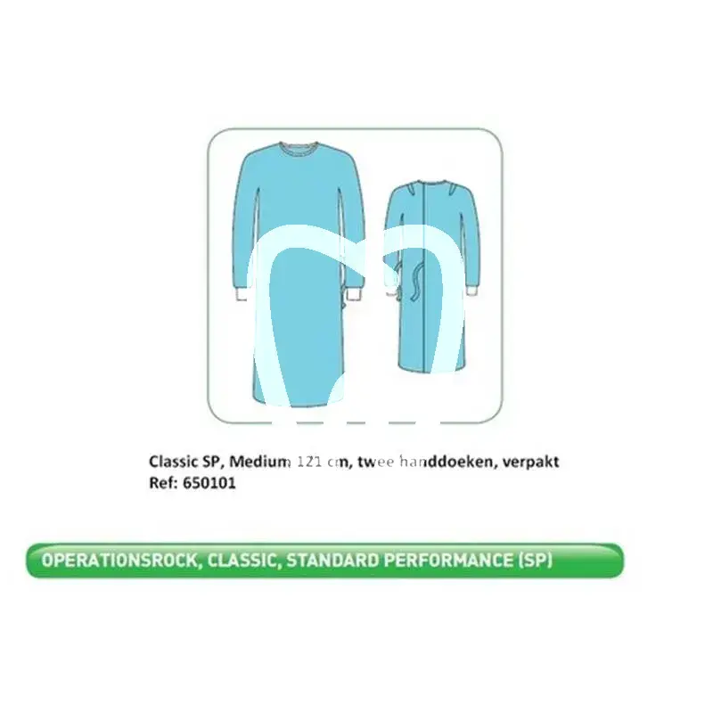Blouse chirurgicale standard moyenne x40pcs. chirurgie molnlycke