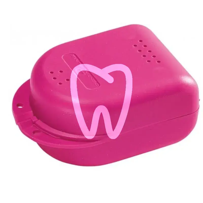 Boîte d'orthodontie maxi rose, 10pcs usage unique dentaurum