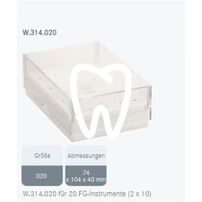 Borenblok kunststof 20-gats fg - w.314.020 bohrer komet
