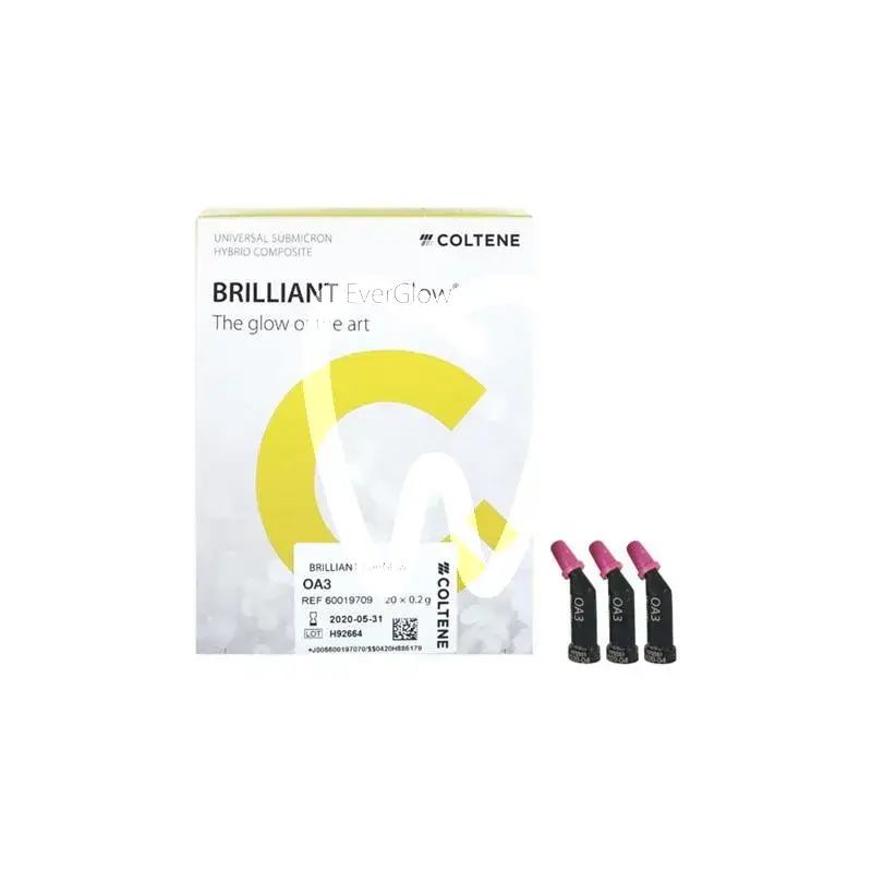 Brilliant everglow opak oa3 20x0,2g tips composites et accessoires coltene