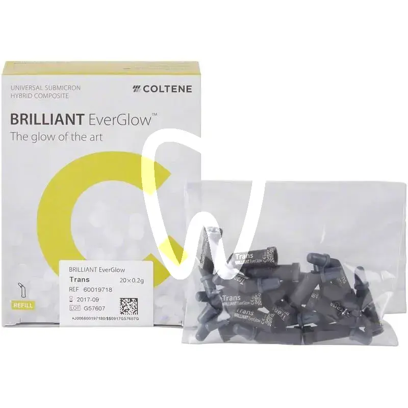 Brilliant everglow trans. 20x0,2g tips composites et accessoires coltene
