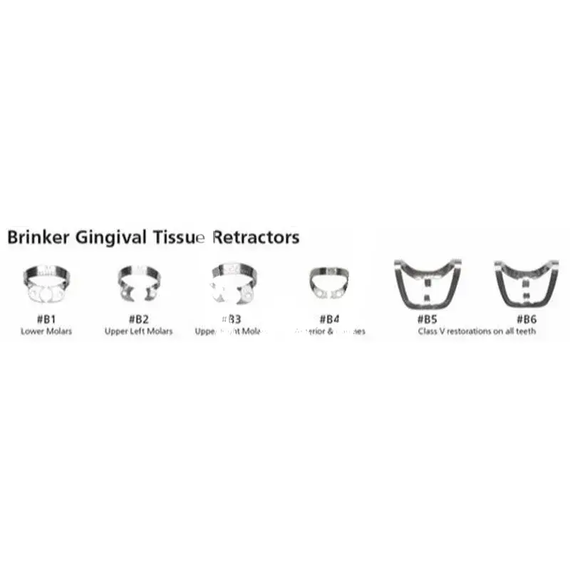 Brinker-klammer b1-b6 set digue coltene