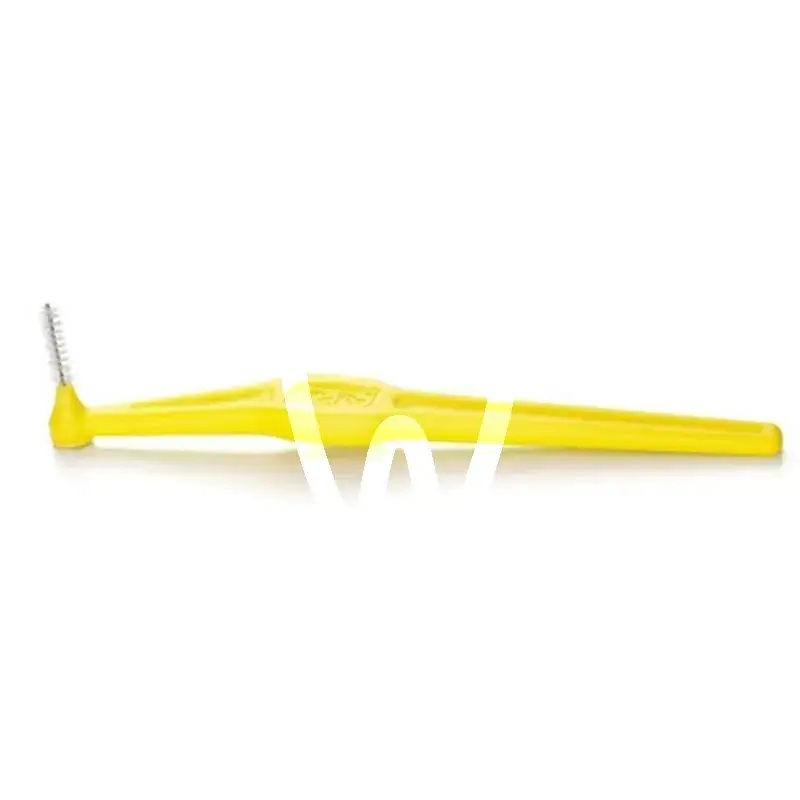 Brosse angulee 0,7 mm jaune prévention tepe