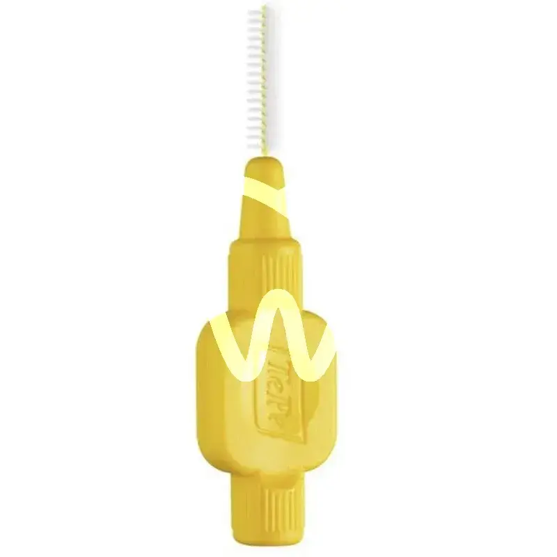 Brosse interdentaire 0,7 mm jaune 25pcs prévention tepe