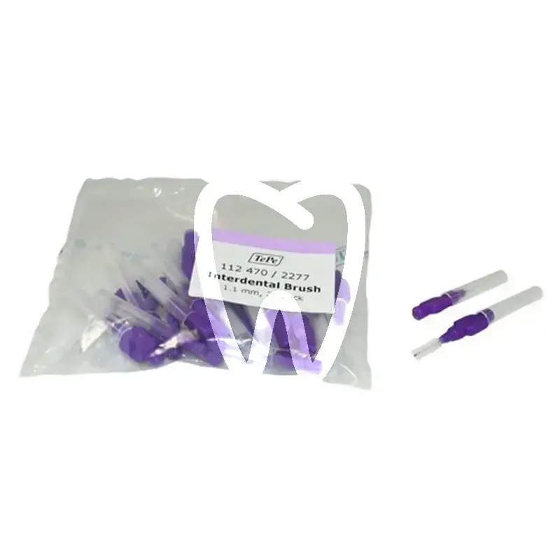 Brosse interdentaire 1,1 mm lilas 25pcs prévention tepe