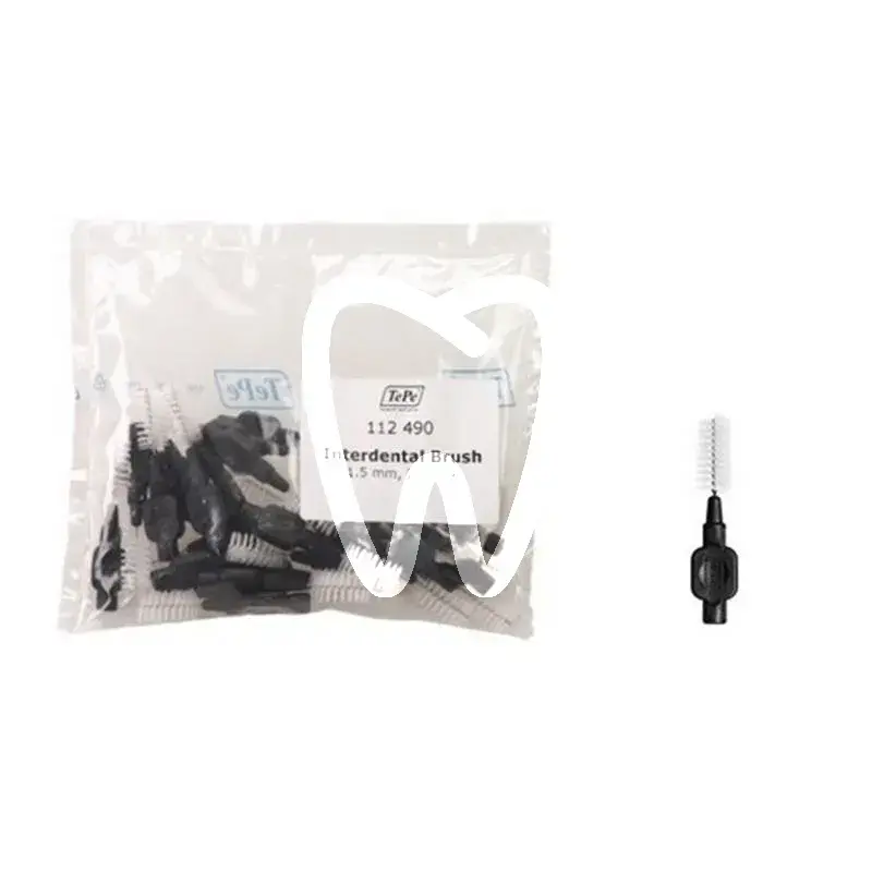 Brossettes interd 1,5mm noir 25pcs prévention tepe