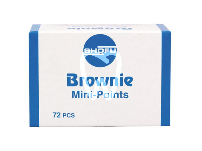 Brownie mini-point ra – polissoirs en silicone pour alliages précieux et amalgames, 72 pcs matériel de polissage shofu
