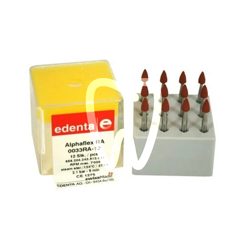 Brownie pointe #33 ra x12pcs matériel de polissage edenta
