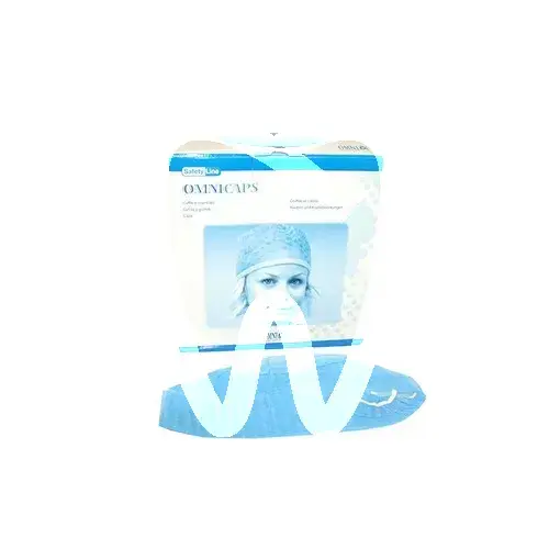 Calot bleu à pochette respirant, 100pcs chirurgie omnia