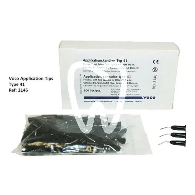 Canules application type 41, 100pcs composites et accessoires voco gmbh
