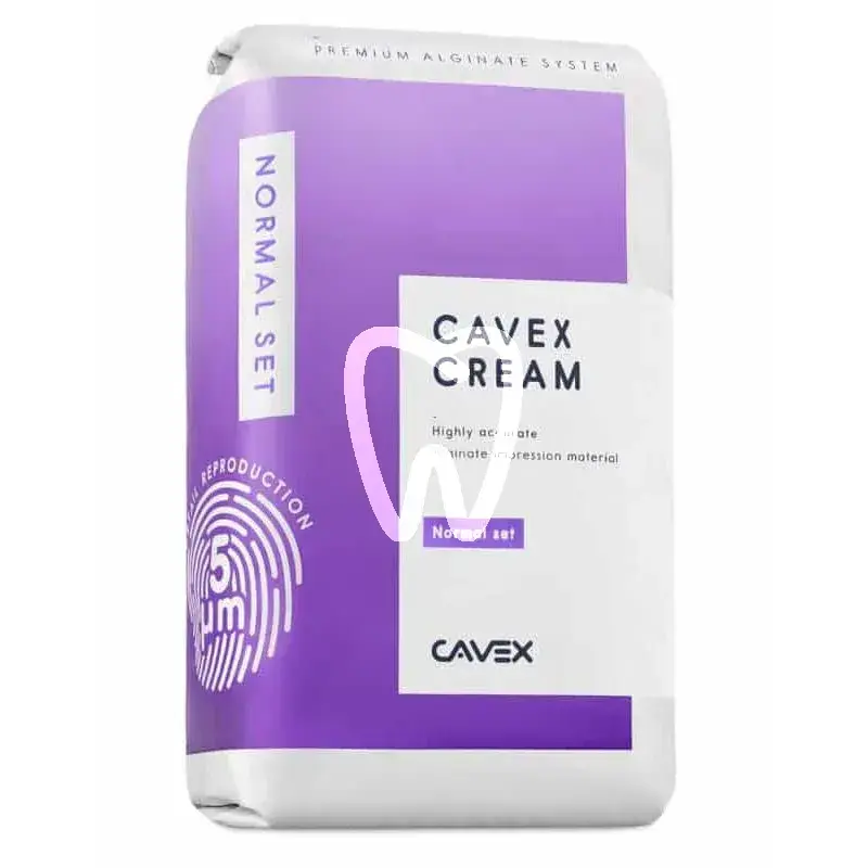 Cavex cream alginate normal set – alginate de haute précision, 500 g matériaux d'empreinte cavex