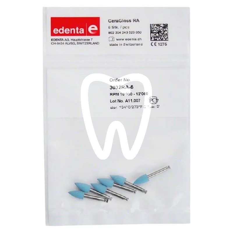 Ceragloss polissage 3032ra bleu matériel de polissage edenta
