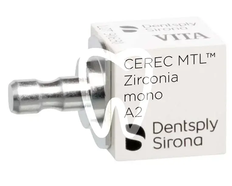Cerec bloc zirconia mtl mono a2 4u cfao dentsply sirona