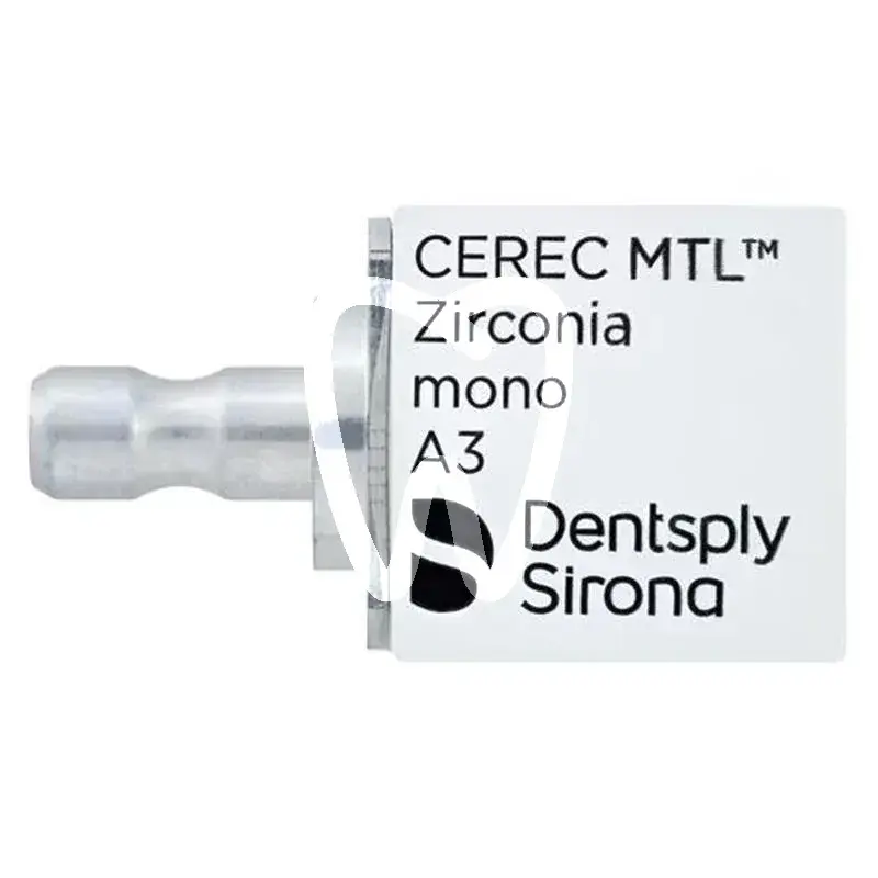 Cerec bloc zirconia mtl mono a3 4u cfao dentsply sirona