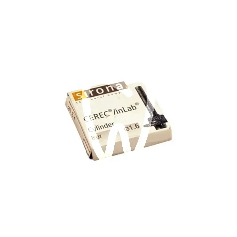 Cerec zylinder-diamant 1,6mm l, 6pcs cfao dentsply sirona
