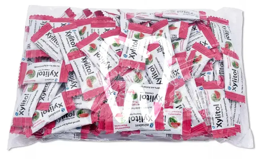 Chewing gum xylitol pasteque prévention hager&werken