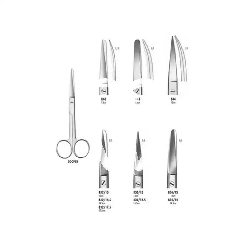 Ciseaux chirurgicaux 13cm 830 pcs instruments carl martin
