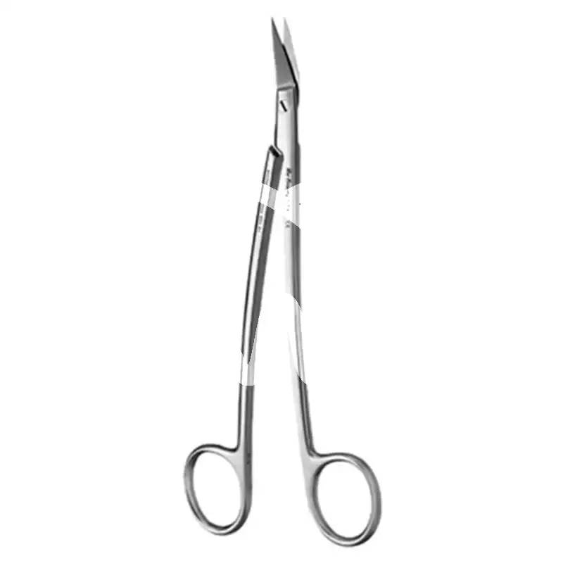 Ciseaux dean double courbure dentelés 16,5cm pcs instruments hu friedy