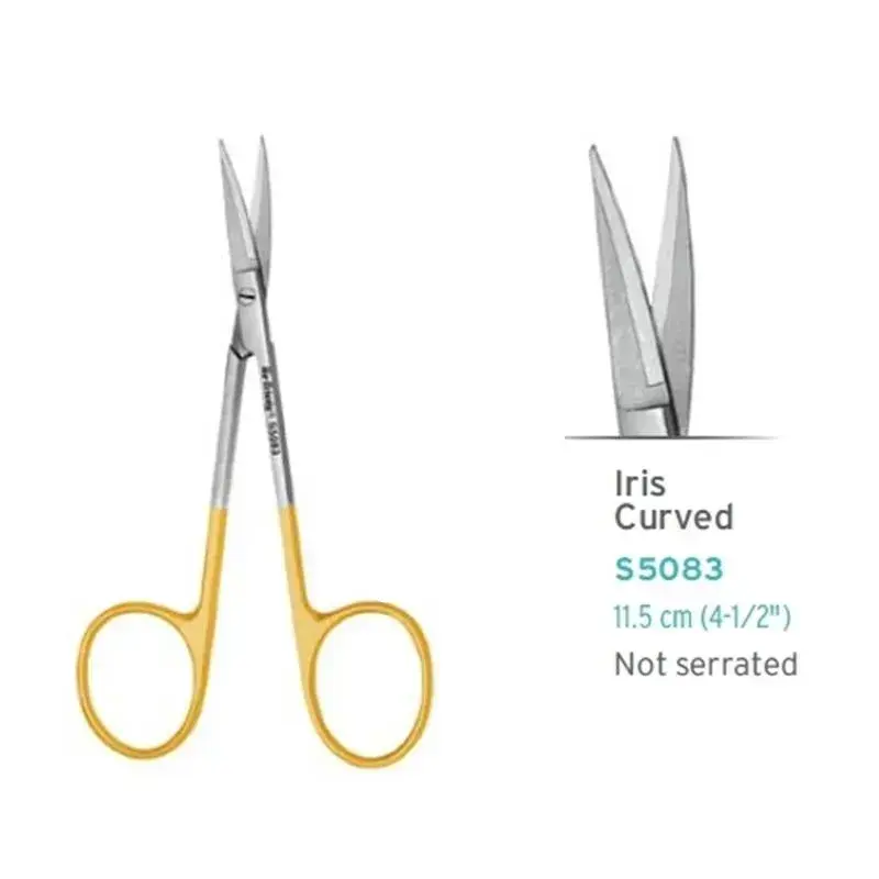 Ciseaux iris courbés 11,5cm pcs instruments hu friedy
