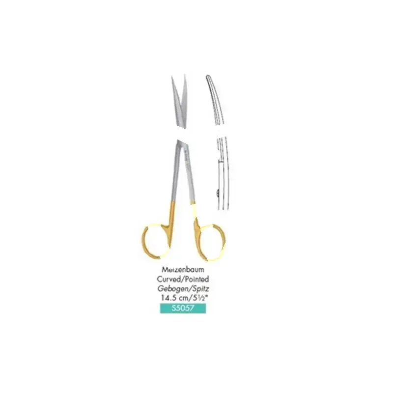 Ciseaux metzenb. courbés pointus 14,5cm permas. pcs instruments hu friedy