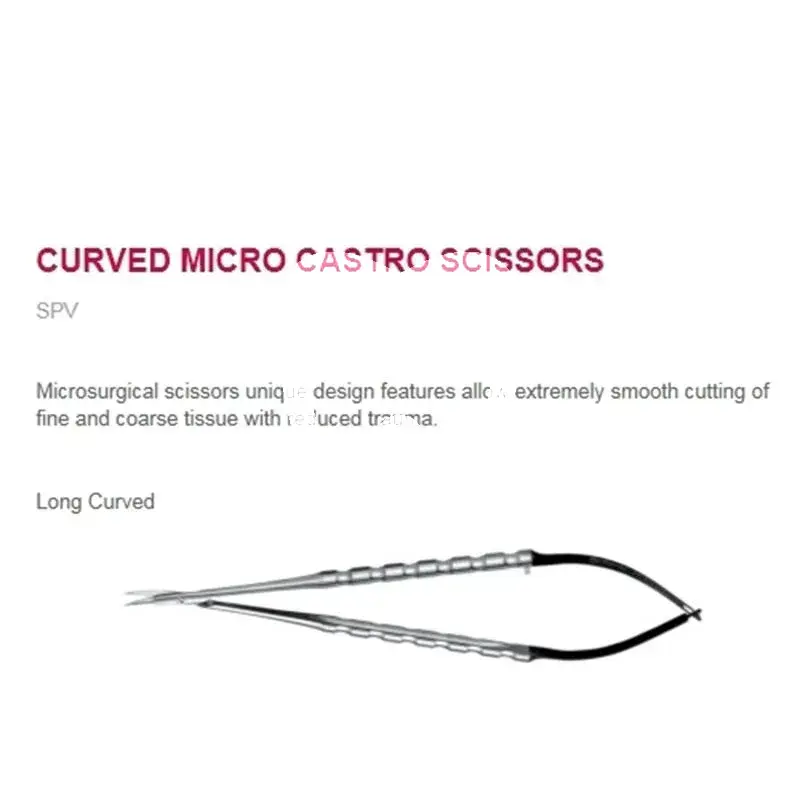 Ciseaux micro 18cm sinusline courbés pcs instruments hu friedy