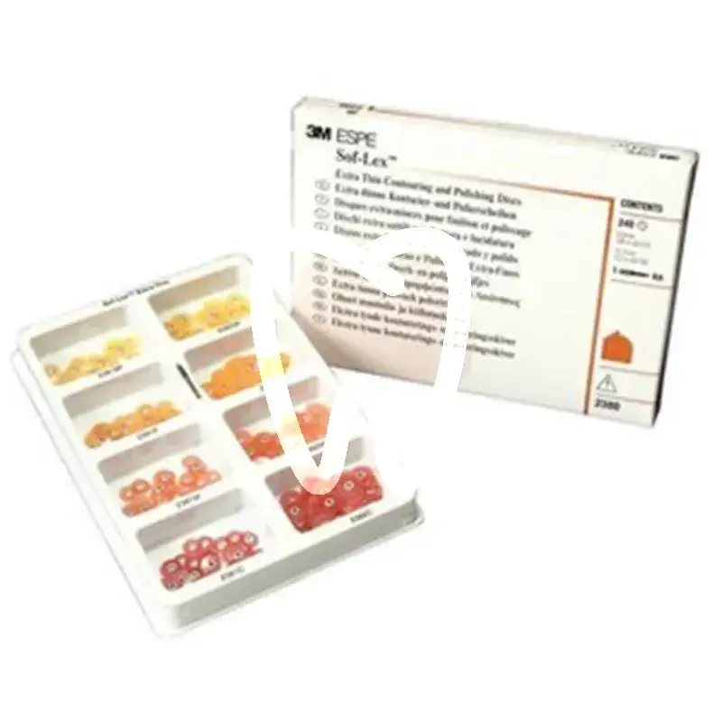 Coffret assortiment disques sof-lex pop on xt 2380 matériel de polissage solventum
