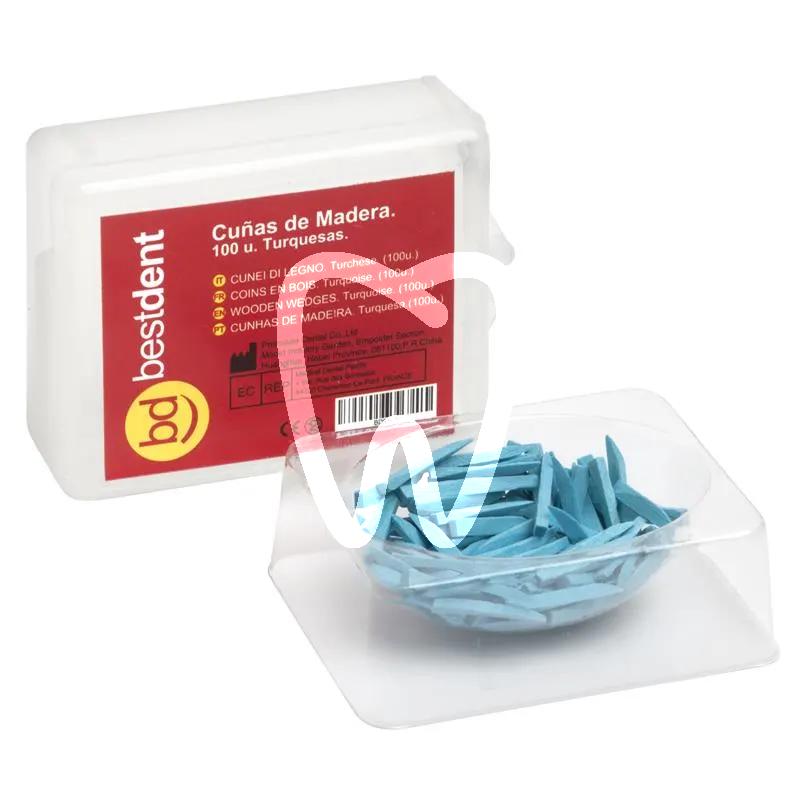 Coins interdentaires bleus (100pcs) matrices et coins bestdent