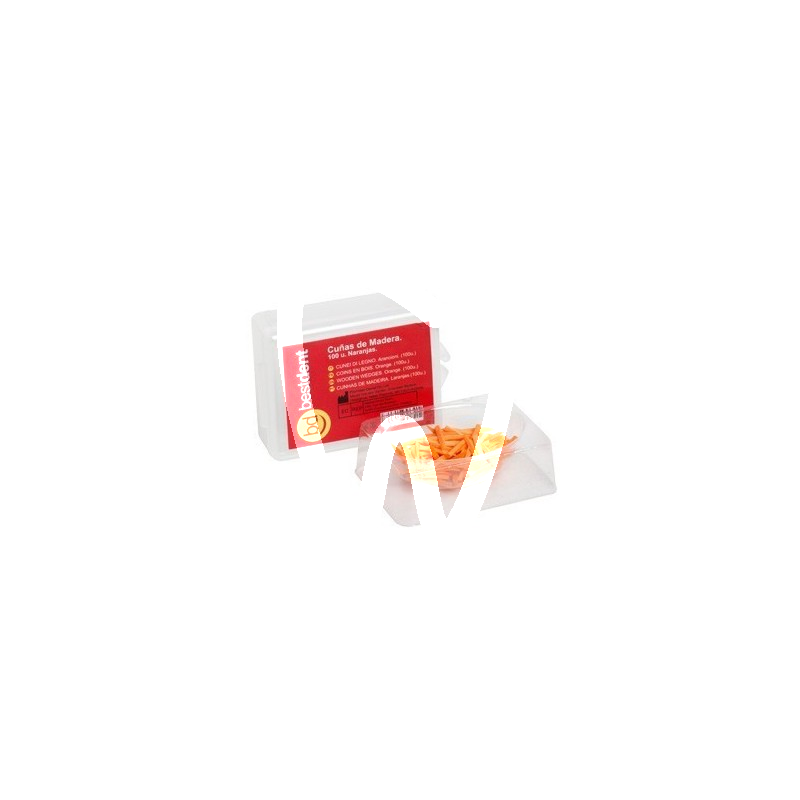 Coins interdentaires orange (100pcs) matrices et coins bestdent