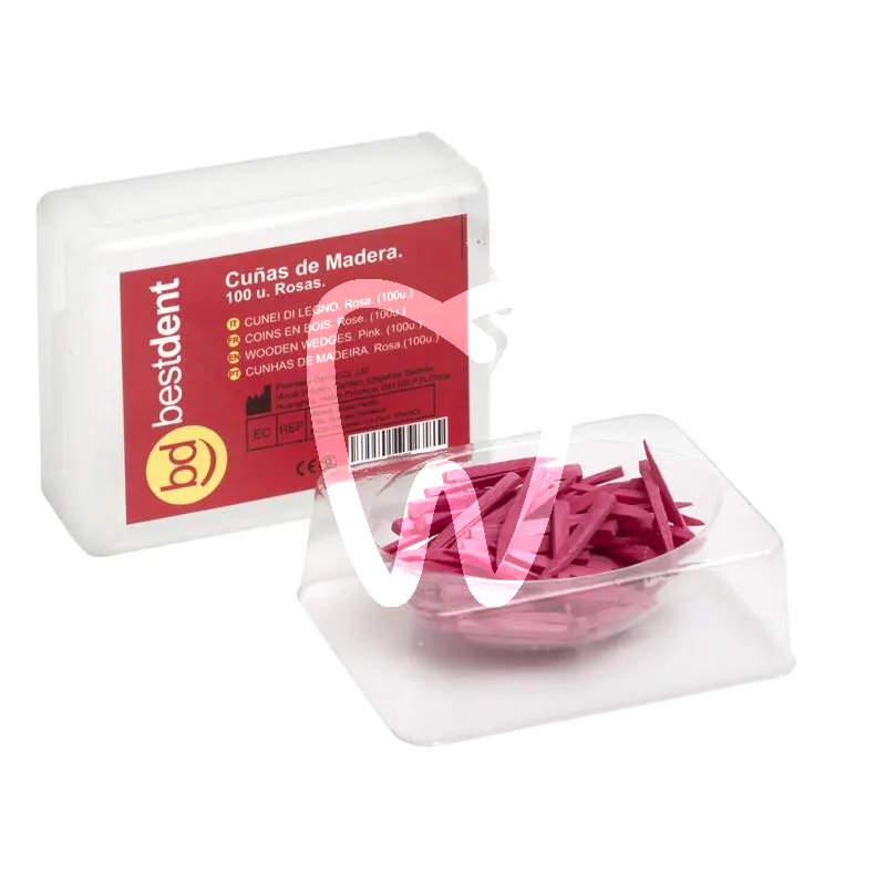 Coins interdentaires roses (100pcs) matrices et coins bestdent