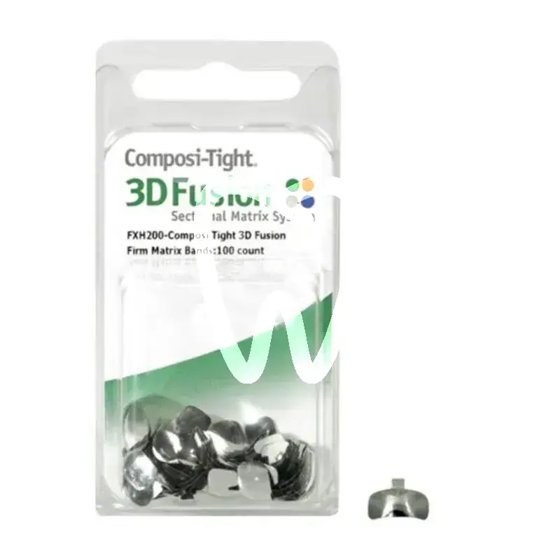 Composi-t. 3d fus. firm matrices 6,1mm, 100pcs matrices et coins garrison