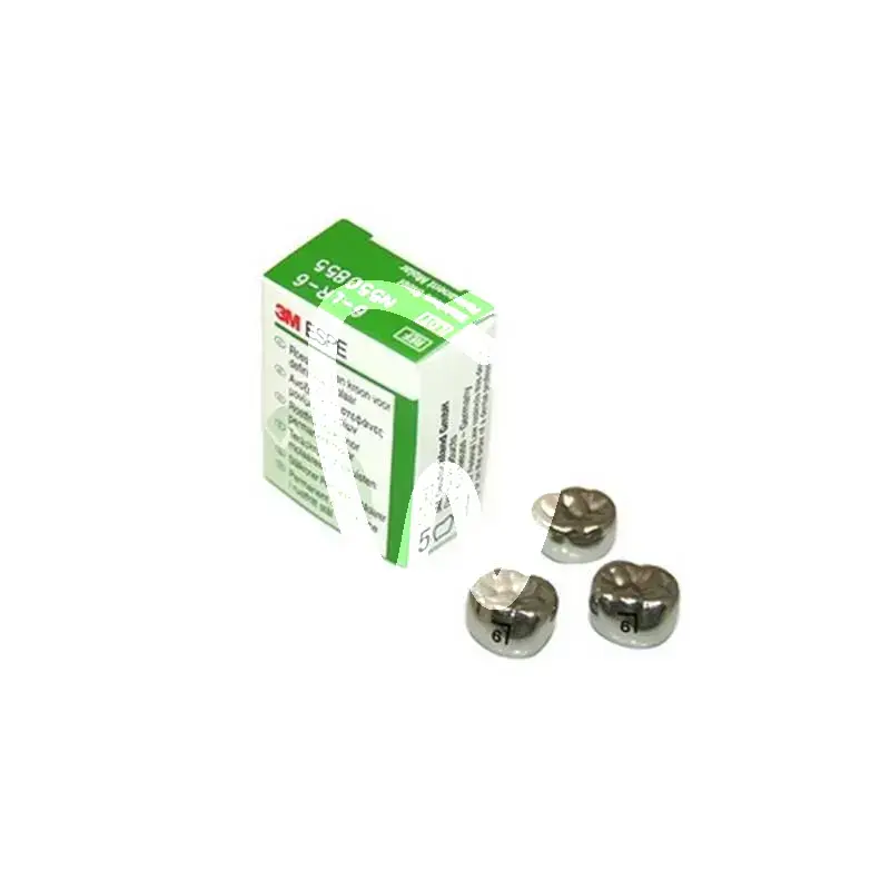 Edelstahlkronen 6lr6  5pz corone provvisorie solventum