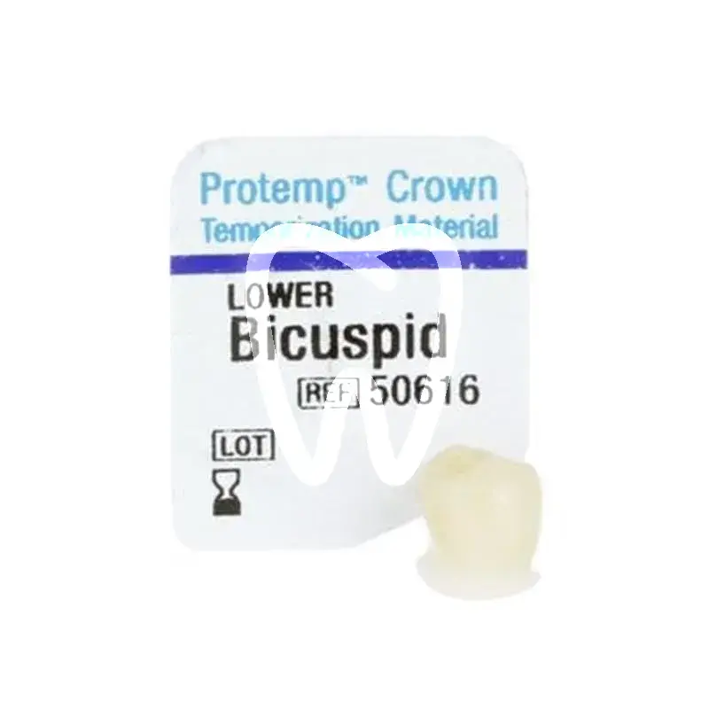 Protemp crown unterer prämolar 5st kunstharze solventum